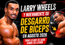 Larry Wheels vuelve a sufrir un desgarro de bíceps