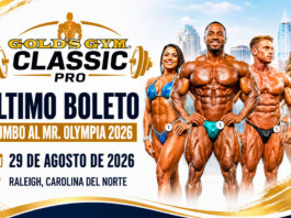 Gold’s Gym Classic Pro 2026: última oportunidad para llegar al Olympia